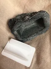 Llave de seguridad para jardín al aire libre, caja de roca oculta en piedra, almacenamiento seguro escondido