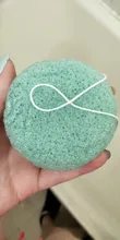 Konjac-esponja Exfoliante para limpieza Facial, 6 colores, Natural, Konnyaku, limpieza profunda