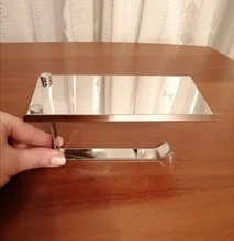 Paper-Holder Toilet-Paper Stainless-Steel Wall-Mounted For Bathroom ROVOGO with Phone