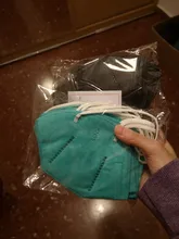 Mascarilla KN95 Fpp2 de 5 capas para adultos, máscara respirador de tela con filtro KN95 reutilizable ffp2mascarilla CE ffp3