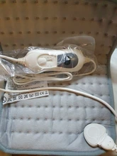 Almohadilla de calefacción eléctrica para el dolor de espalda, 220V-240V, 100W, 40x30cm, lavable, microondas, enchufe europeo