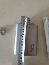 Screw-Cap Flat-Bottle Titanium Flask Ultralight Hiking Outdoor Wine with Clip Hydration