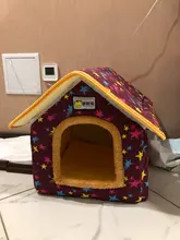 Puppy-Mat Pet-House Foldable Bed Removable Cat-Pad Small Medium Villa And Four-Seasons