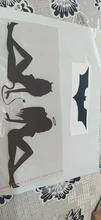 Cover Decals Bumper Sticker Angels Demons Scratches Beauty Car-Styling Personalized Temptation
