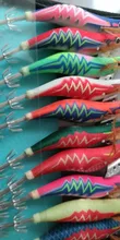 Cebo duro luminoso para Camarón, calamar conjunto plantillas 2,5/3,0/3,5 #, juego de Señuelo de Pesca de Mar, pulpo, sepia Artificial, pesca de invierno