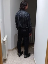Pantalones de vestir elegantes para hombre, pantalón largo liso, ajustados, formales, Color negro, 2019