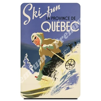 

Canada souvenir magnet vintage tourist poster