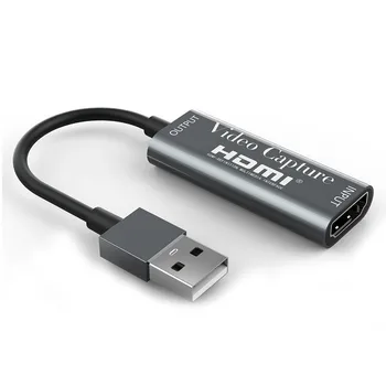 Adaptador de streaming fiable para grabación en vivo, USB 2,0, HDMI, portátil, tarjeta de captura de juegos, 1080P