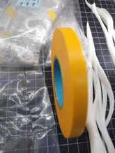 Papel de película y cinta de papel, papel de separación de alta viscosidad, pintura en aerosol para decoración, papel washi amarillo de 50 metros