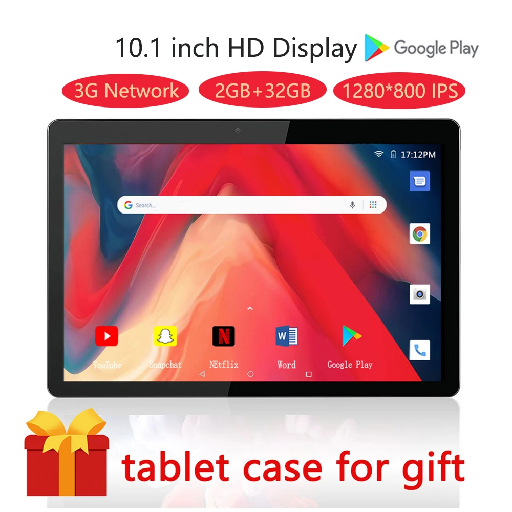 10-дюймовый планшет ZONKO Android 10 3G телефонные вызовы планшетный ПК четырёхъядерный 2