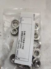 Tuercas hexagonales 20 piezas DIN6923, M3, M4, M5, M6, M8, 304, de acero inoxidable, bloqueo de deslizamiento, HW015