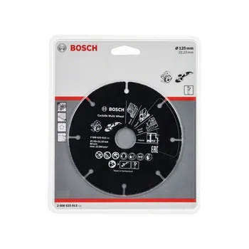 

BOSCH 2608623013 Disk multimaterial Carbide: 125x22.4m