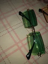 Gafas de sol cuadradas para hombre y mujer, lentes de sol rectangulares a la moda, sin montura, modernas veraniegas, para montañismo, 2020