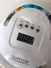 SUN X7 MAX-Lámpara LED UV de secado rápido para uñas, de alta potencia, 180W, esmalte de Gel, herramienta de secado de uñas con Sensor inteligente, nueva oferta
