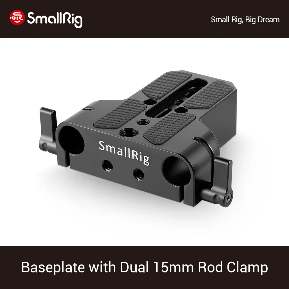 

SmallRig Baseplate With Dual 15mm Rod Clamp For Sony FS7/Sony A7 series/Canon C100/C300/C500 - 1674