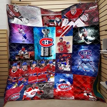 Одеяло M.O.N.R.E.A.L CANADIENS с 3d цифровой печатью, хлопковое, летнее, прохладное, одеяло, кондиционер, промытое водным заводом