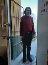 Chaleco Steampunk de Cachemira con doble botonadura para hombre, abrigo Floral gótico, traje de Cosplay victoriano, XXL