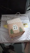 Gift-Bags Boxes Guests-Packaging Merry-Christmas Deer Candy Stickers No Party with Snowflakes