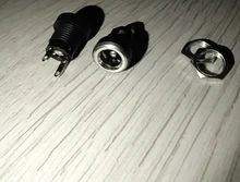 Adaptador de enchufe de Panel hembra, 2/5/10 Uds., 2,1 5,5 x/5,5x2,5mm, fuente de alimentación de toma de CC, Conector de montura de Panel, 2 terminales tipo DC