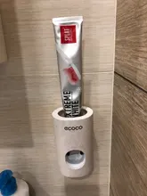 Toothpaste-Dispenser Bathroom-Accessories Wheat-Straw Wall-Mounted Home-Squeezer Automatic