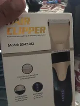 Cortadora de pelo profesional recargable para hombres, máquina eléctrica para cortar Cabello, con cuchilla de cerámica de titanio, de bajo ruido, para barbero