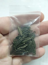 WYSIWYG 40 unids/lote pluma encantos colgante DIY joyería de Metal de Color de plata antiguo 15x5mm