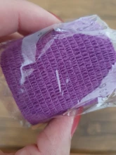 Vendaje elástico autoadhesivo desechable para mango con tubo de estiramiento, accesorios de tatuaje de Color aleatorio x1