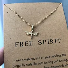 Rinhoo-collar con colgante de color dorado para mujer, mariposa, elefante, Perla de amor, cadena para clavícula, Gargantilla a la moda