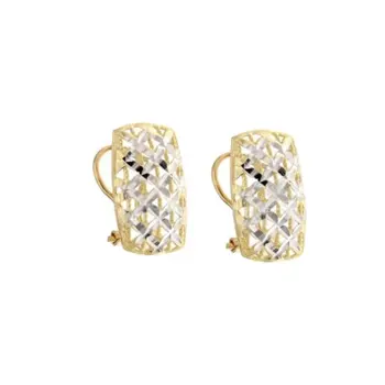 

Stud Earrings Women Gold White and Yellow 803321704758