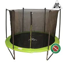 Батут DFC JUMP 8ft складной, c сеткой, цвет apple green