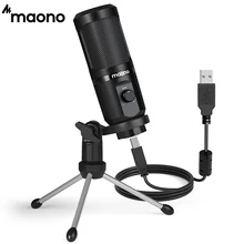 Микрофон MAONO PM461TR, конденсаторный USB-микрофон с усилением, 192 кГц/24 бит Микрофон MAONO PM461TR, конденсаторный USB-микрофон с усилением, 192 кГц/24 бит