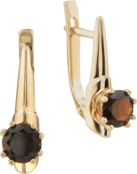 

Aloris earrings with 2 grenades in red gold