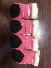 Botas impermeables para perros, zapatos para perros, antideslizantes, para cachorro, gato, lluvia, nieve, calzado para perros pequeños, Chihuahua, 4 Uds.