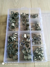 Envío Gratis 80 unids/set 7-18mm primavera Clip manguera abrazadera de tubo flexible tubo de agua de tubo de aire de coche herramientas