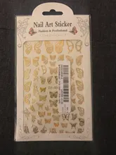 Foils Decorations Adhesive-Sliders Wraps Nail-Transfer-Decals Holographic Butterfly Colorful