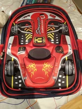 Mochila escolar 3D de EVA para niños y niñas, morral escolar de carreras, tridimensional, impermeable, con dibujos animados, 2019