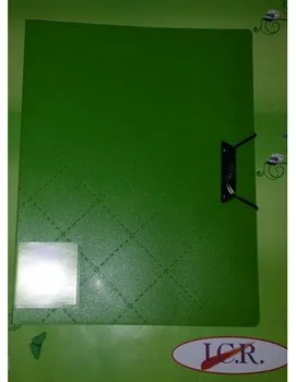 

FOLDER WITH 40 COVERS WITH METAL AND DESIGN IN DIAMONDS GREEN