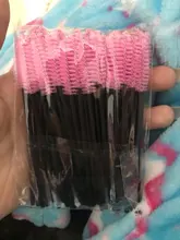 MEISHENJIE-brochas de maquillaje desechables para pestañas, varitas de rímel con mango de diamante, herramientas de extensión de pestañas, 5-50 Uds.