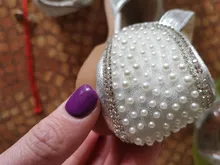 Zapatos con lazo de encaje de lentejuelas para niñas, zapatillas de baile de princesa con perlas bonitas, informales, para fiesta, boda, D721, novedad de 2020