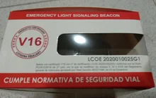 NK SOS Road- Baliza luz de Emergencia | Luz de Emergencia Autónoma | Luz LED | Señal V16 de Preseñalización de Peligro