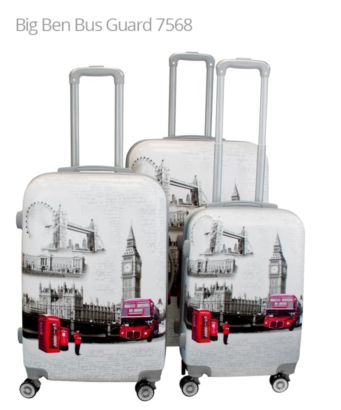 Juego de 3 maletas elegante, 4 ruedas giratorias, Equipaje de viaje 100% ABS Robusta Maleta " 26" 29" Cierre Seguridad|Equipaje con - AliExpress