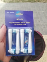 4pcs for Oral B Toothbrush Heads Sensitive Clean SB-17A Free shipping
