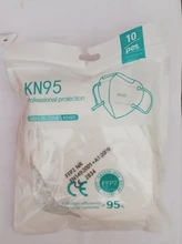 Mascarilla KN95 FFP2 de 5 capas, máscara de protección facial, filtración, antipolvo, anticontaminación, FFP3