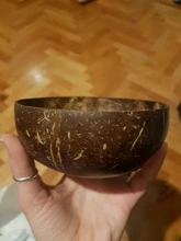 Coconut-Bowl Decoration Salad Noodle Wooden Creative Natural Handicraft