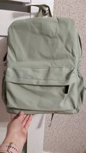 Mochilas de Nylon resistentes al agua para mujer, morrales de Nylon resistentes al agua para estudiantes de ocio Harajuku con cremallera sólida, mochilas que combinan con todo, gran capacidad Ulzzang