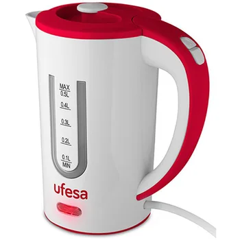 

Water KETTLE UFESA HA7010 800W capacity 0.5L RESISTANCE concealed 2 sets SECURITY