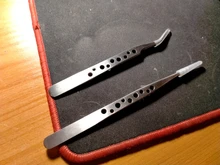 Hand-Tools-Sets Forceps Industrial-Tweezers Phone-Repair Anti-Static Curved Stainless