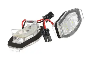 

Kit Led license plate lights for Honda Civic VII 4D 5D 2001-2005 Civic VIII after 2006 City 4D Legend Accord 4D 12V 2W White Canbus