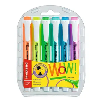 

Swing cool highlighter color assorted-pencil case 6 STABILO5.42