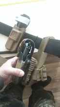 Funda táctica de alta calidad para cinturón Airsoft, adaptador de gota, Clip corto SOG, montaje de cinturón de caza, cartel para colgar, 2 pulgadas
